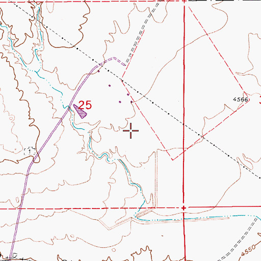 Topographic Map of Chico Cemetery, CO