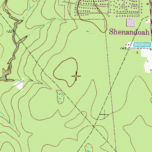 Topographic Map of Montgomery County Constable's Office Precinct 3, TX