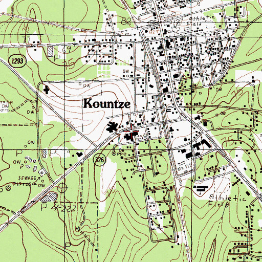Topographic Map of Hardin County Constable's Office Precinct 1, TX