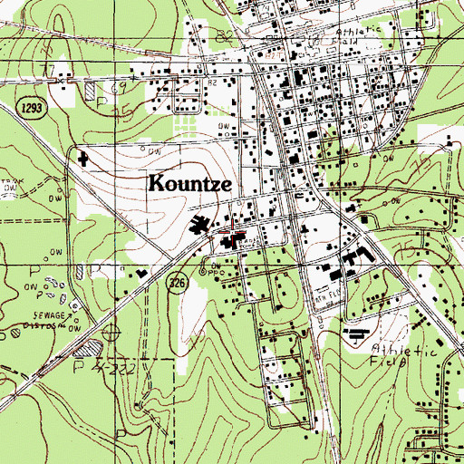 Topographic Map of Hardin County Constable's Office Precinct 2, TX