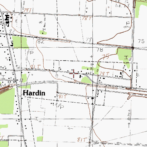 Topographic Map of Liberty County Constable's Office Precinct 3, TX