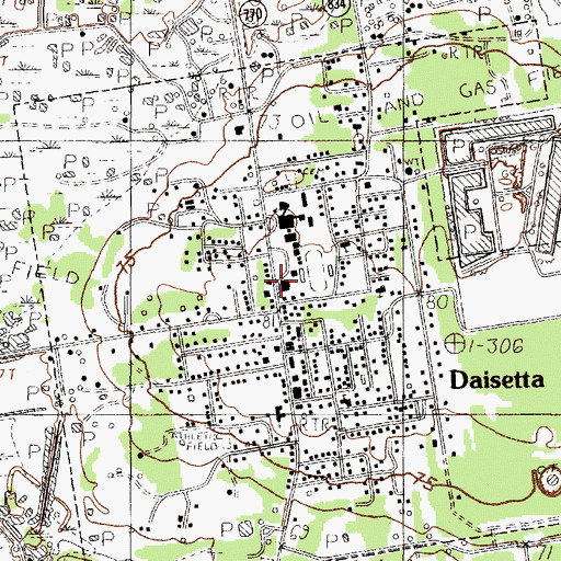 Topographic Map of Liberty County Constable's Office Precinct 2, TX
