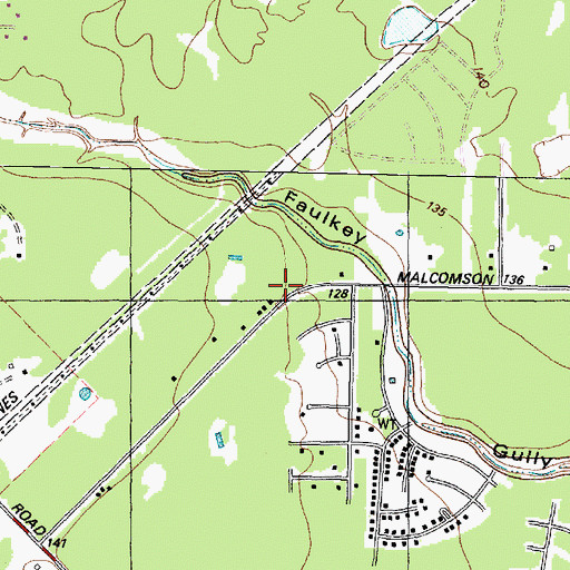 Topographic Map of Harris County Constable's Office Precinct 4 Westside Patrol Substation, TX
