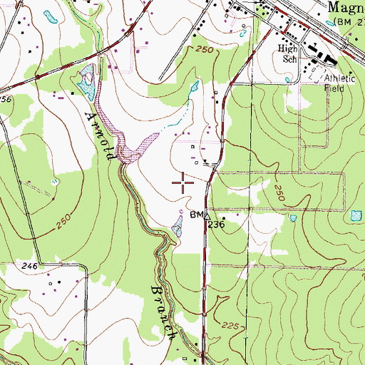 Topographic Map of Montgomery County Constable's Office Precinct 5, TX
