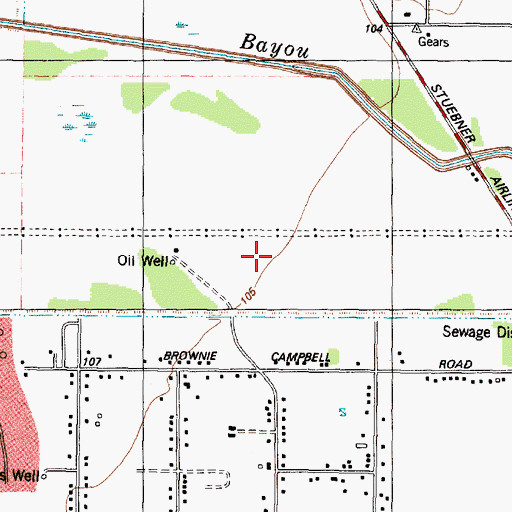 Topographic Map of Harris County Constable's Office Precinct 4 Toll Road Patrol Substation, TX
