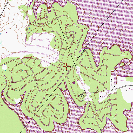 Topographic Map of Montgomery County Sheriff's Office - Patrol District 5, TX