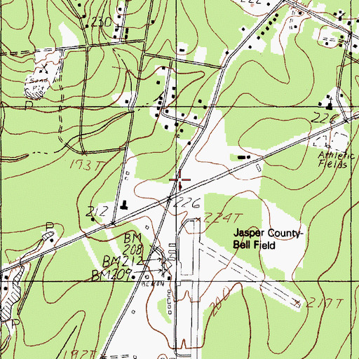 Topographic Map of Texas Department of Public Safety - Highway Patrol Office, TX