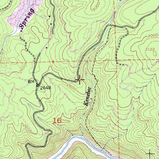 Topographic Map of South Yuba Campground, CA