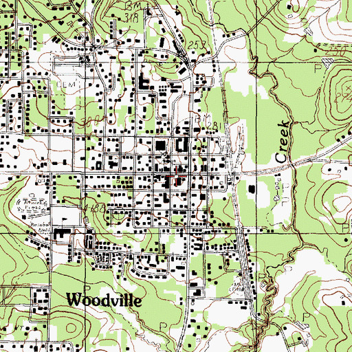 Topographic Map of Tyler County Constable Precinct 4, TX