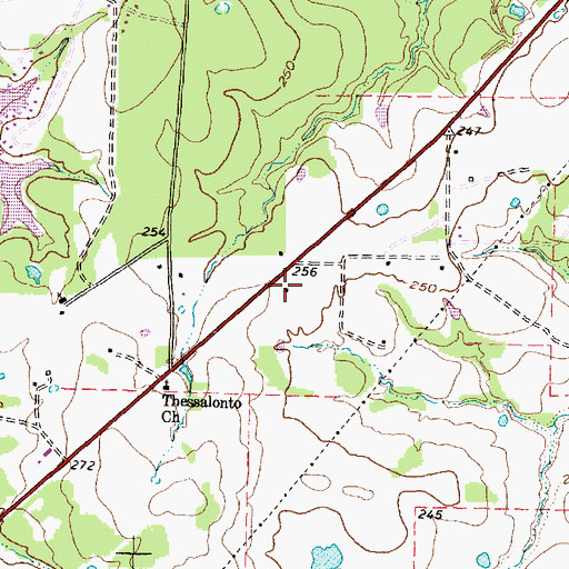 Topographic Map of Walker County Constable's Office Precinct 3, TX