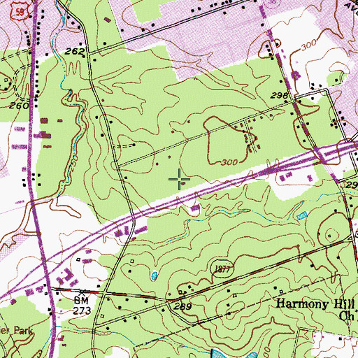 Topographic Map of Texas Parks and Wildlife Department Law Enforcement Division Office, TX
