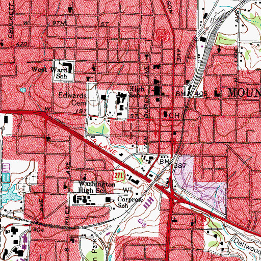 Topographic Map of Texas Parks and Wildlife Department Law Enforcement Division Office, TX