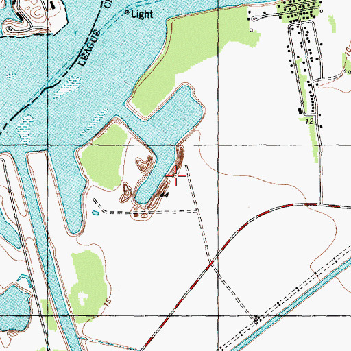 Topographic Map of United States Drug Enforcement Administration Office, TX