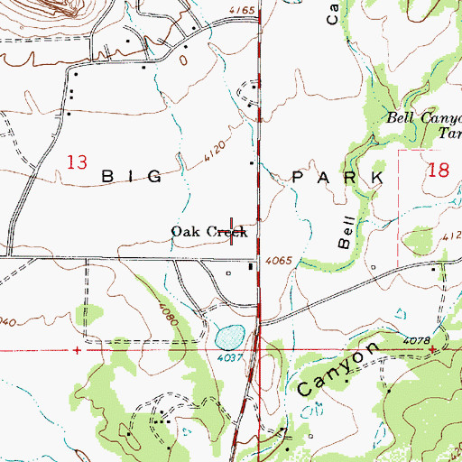 Topographic Map of Yavapai County Sheriff's Office Substation, AZ