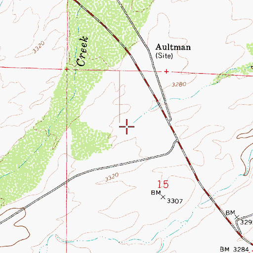 Topographic Map of Yavapai County Sheriff, AZ