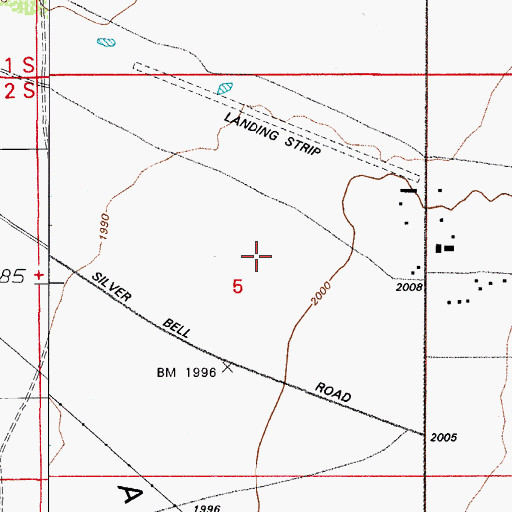 Topographic Map of Arizona State Prison Marana Community Correctional Treatment Facility, AZ