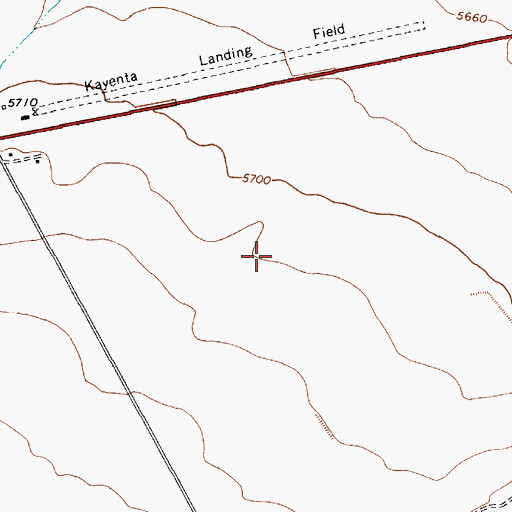 Topographic Map of Kayenta Multipurpose Justice Center Kayenta Police Department, AZ
