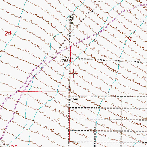 Topographic Map of Scottsdale Police Department District 4, AZ