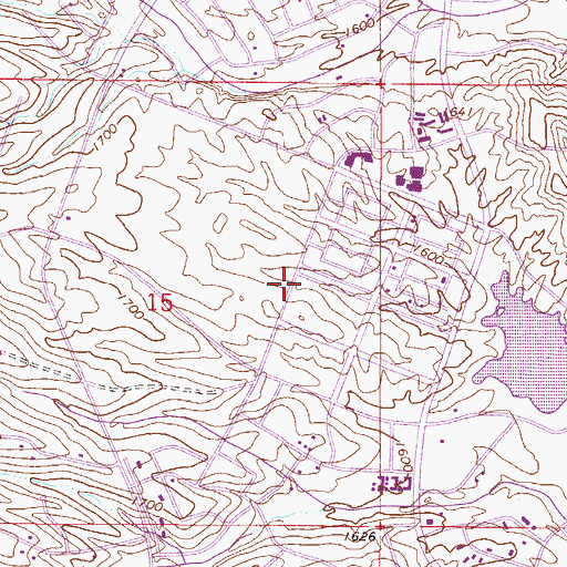 Topographic Map of Maricopa County Sheriff's Office District 7, AZ