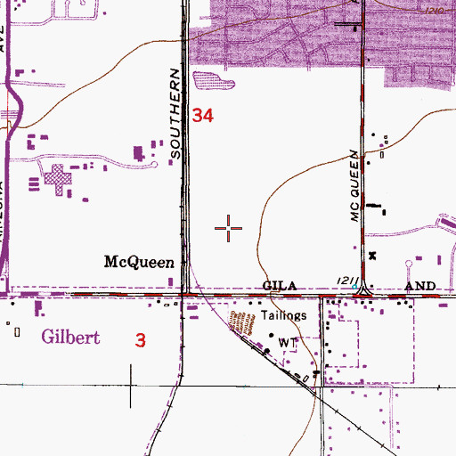Topographic Map of Maricopa County Sheriff Sta, AZ