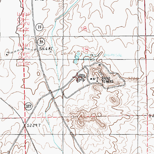Topographic Map of Navajo County Sheriff's Office Holbrook, AZ
