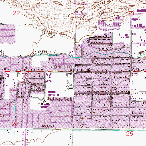 Topographic Map of Phoenix Police Department Neighborhood Resource Center Substation, AZ