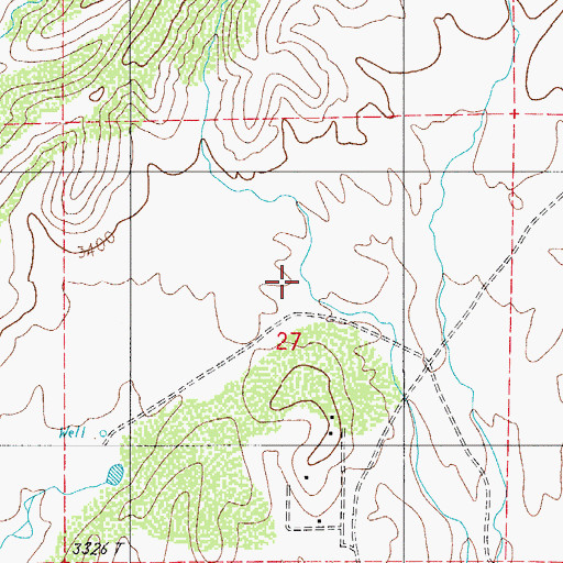 Topographic Map of Pinal County Sheriff's Office Saddlebrooke Region B, AZ