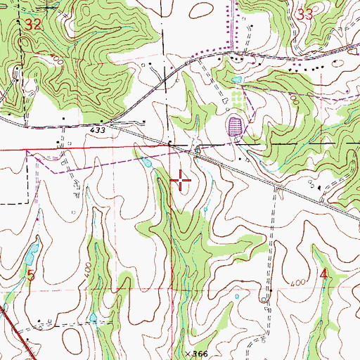 Topographic Map of Macon County Sheriff's Office, AL