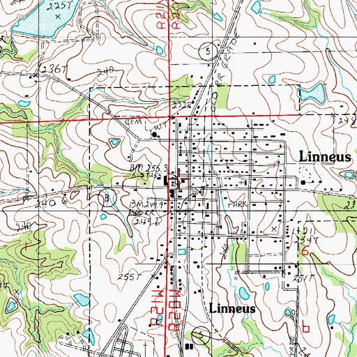Topographic Map of Linn County Sheriff's Office, MO