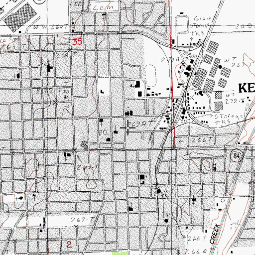 Topographic Map of Kennett Police Department, MO