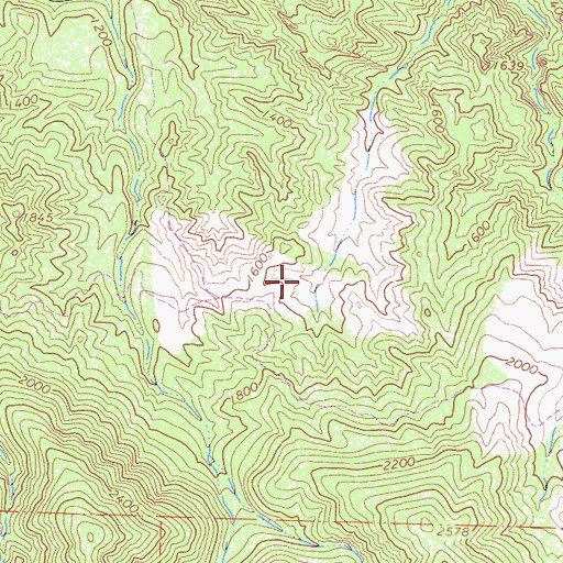 Topographic Map of Matias Potrero, CA