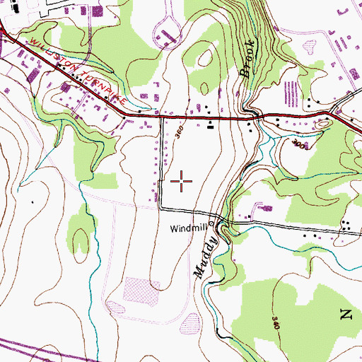 Topographic Map of South Burlington Police Department, VT