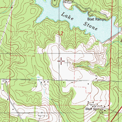 Topographic Map of Century Correctional Institution, FL