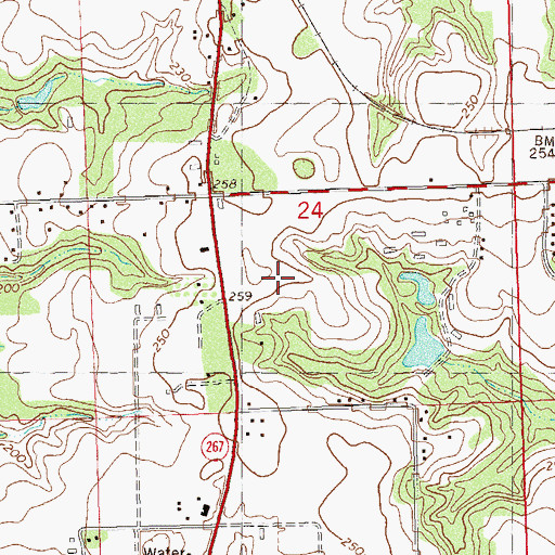Topographic Map of Quincy Annex Correctional Institution, FL