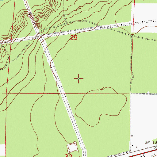 Topographic Map of Santa Rosa Correctional Institution, FL