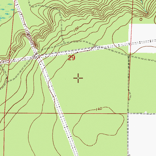 Topographic Map of Santa Rosa Correctional Institution Annex, FL