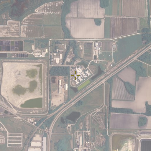 Aerial/Satellite Image of Manatee County Jail, FL