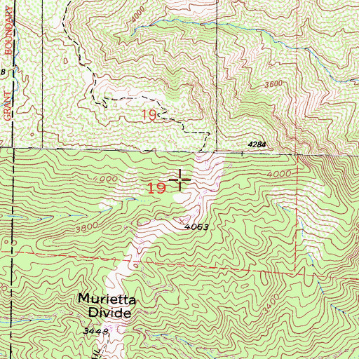Topographic Map of Murietta Dam, CA