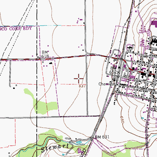 Topographic Map of Frisco City Hall, TX