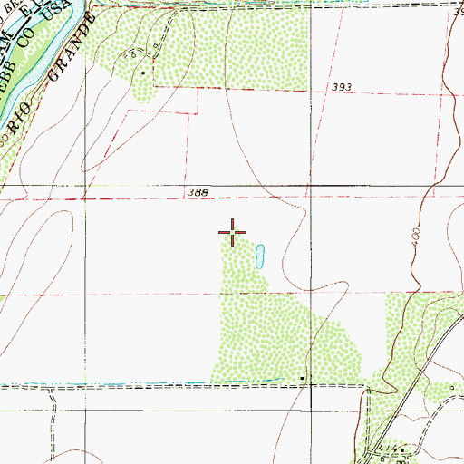 Topographic Map of Rio Bravo City Hall, TX