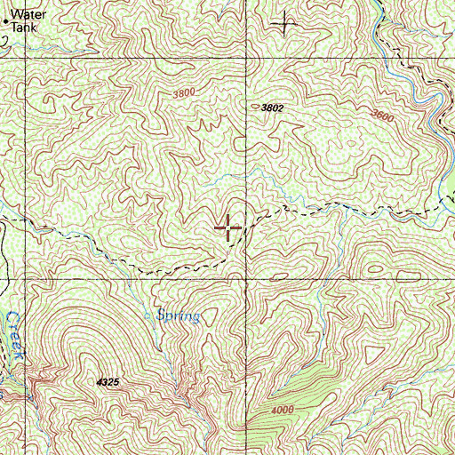 Topographic Map of Rose Lion Trail, CA