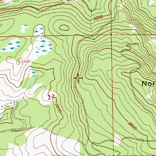 Topographic Map of Meadow Quarry, OR