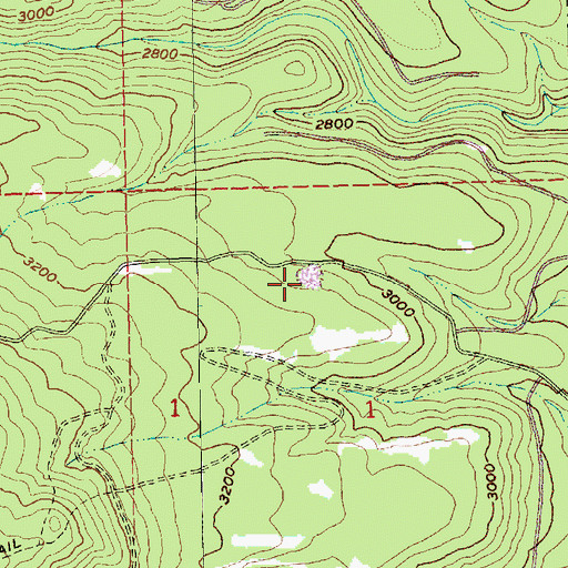 Topographic Map of Jordan Quarry, OR