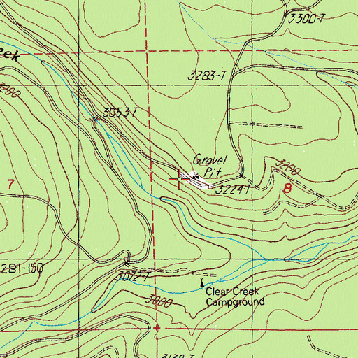 Topographic Map of Rimtie Quarry, OR