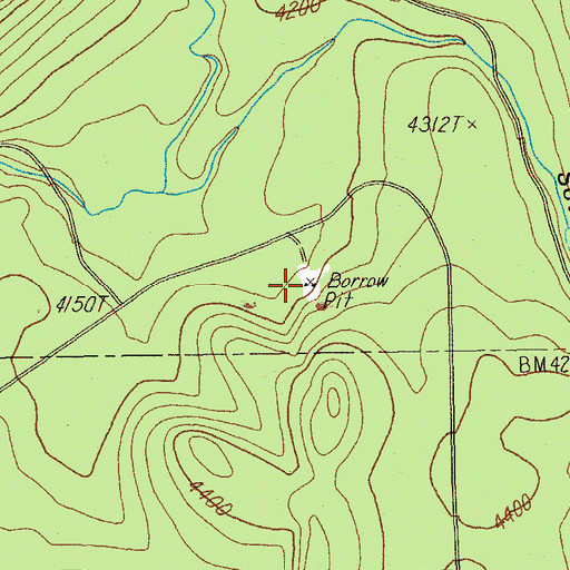 Topographic Map of Lemiti Pit, OR