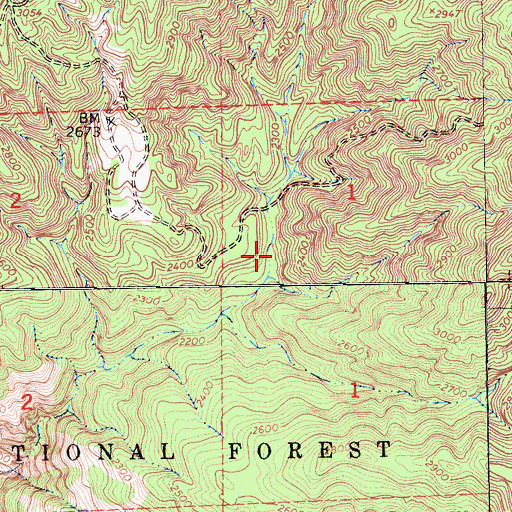 Topographic Map of Alder Creek Campground, CA