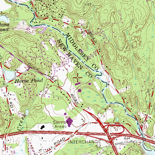 Topographic Map of Madison Police Department, CT