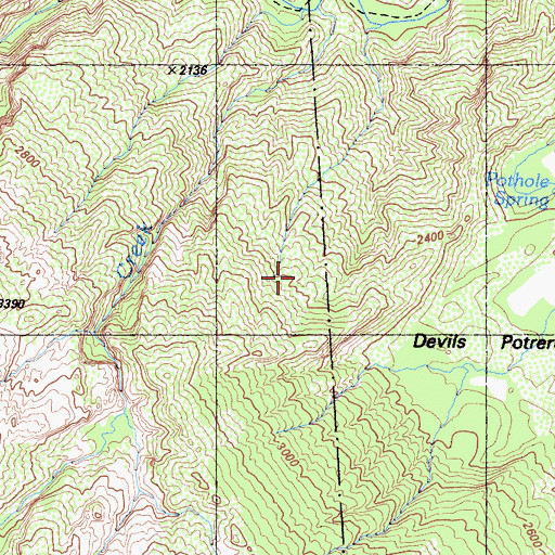 Topographic Map of Hollister, CA