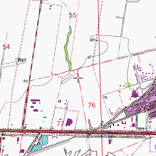 Topographic Map of Rapides Parish Sheriff's Office, LA