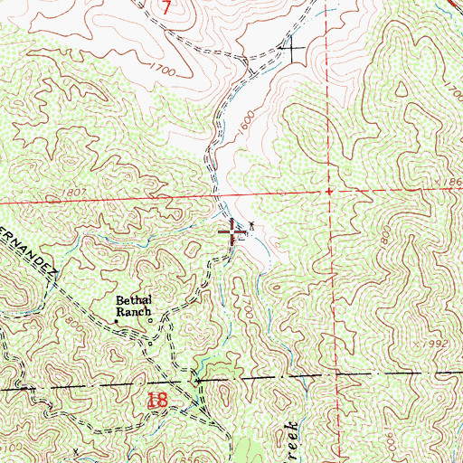 Topographic Map of Redwind Foundation, CA